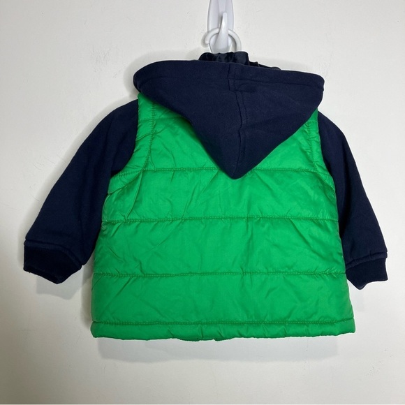 U.S. polo Assn sweatshirt vest combo green and navy blue size 18 mo - Picture 4 of 4
